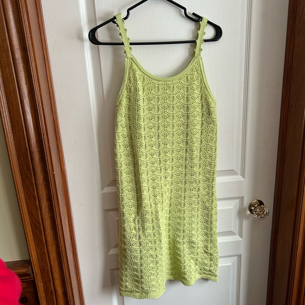 Joe Fresh Light Green Crochet Dress